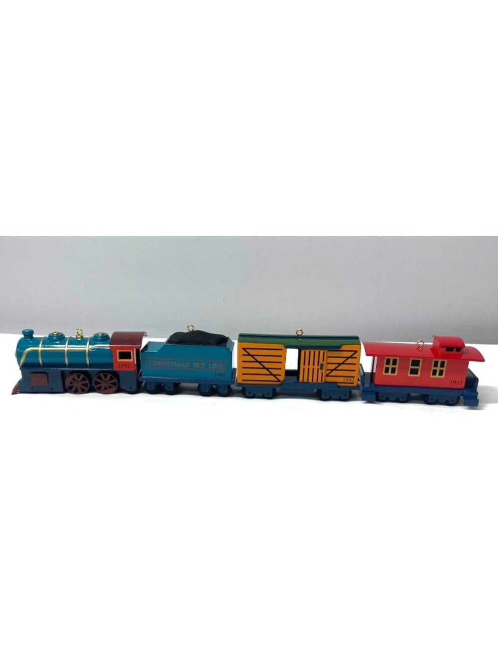 Hallmark Keepsake Ornament 1992 Christmas Sky Line Train Collection Locomotive &